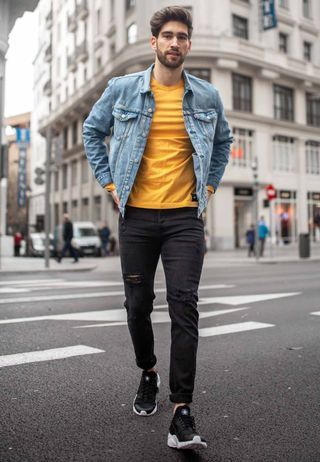 12 Yellow T-shirt Combination For Men - What To Wear With A Yellow T-shirt  - Hiscraves