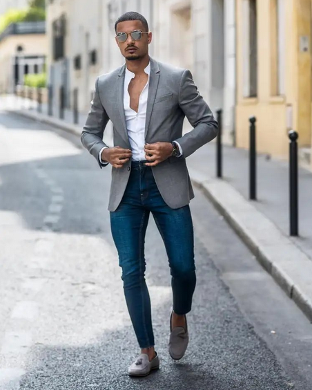 How to Wear Grey Outfits Combinations 