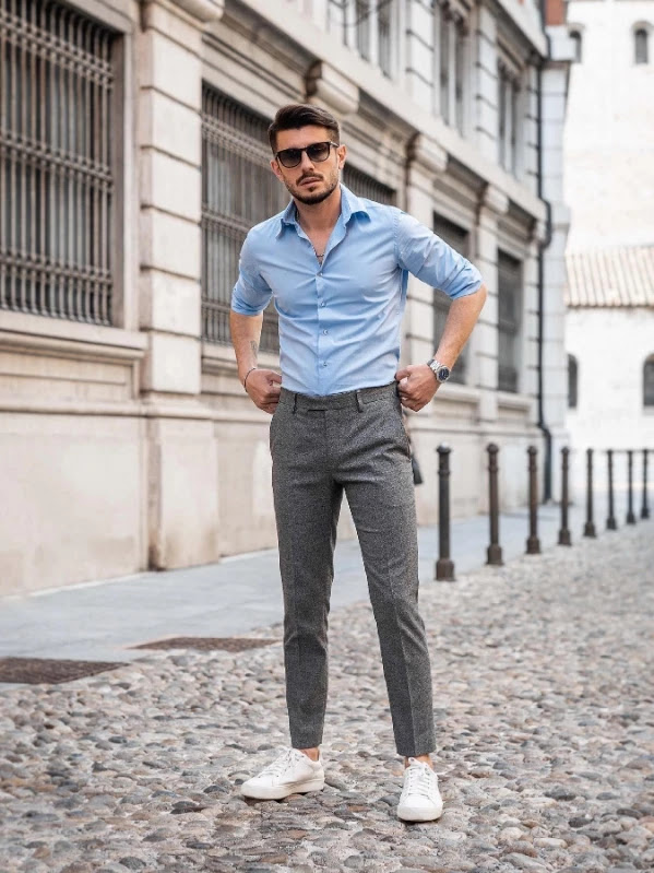 What Color Shirt Goes with Grey Pants? 30+ Outfit Ideas