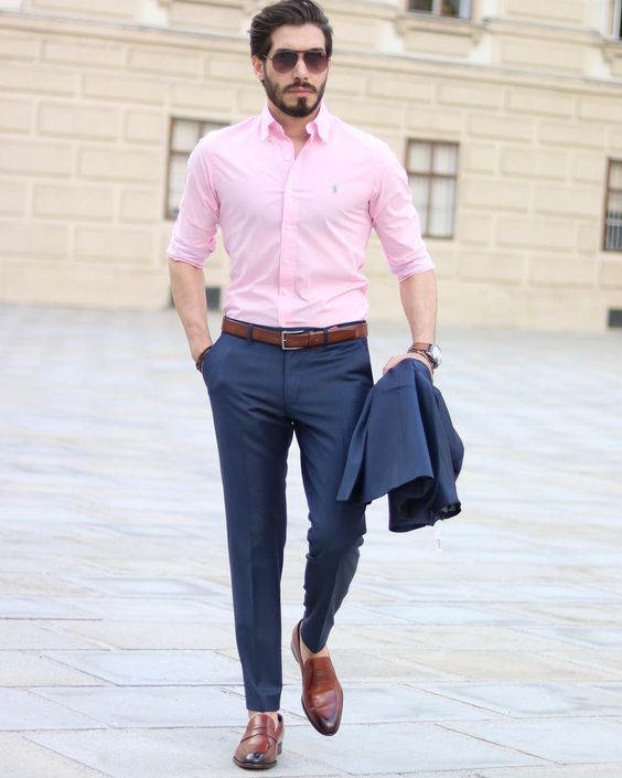 light blue shirt, pink pants, pastel, melina Georgiadou, a muse in u |  Longchamp, Gucci, Nike