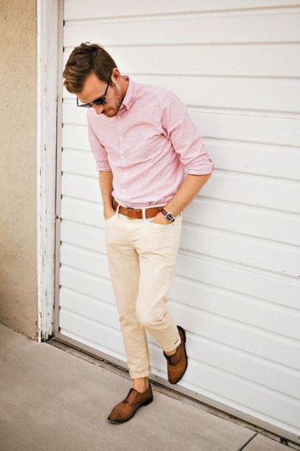 How to Wear a Pink Shirt Mens Style Guide  The Trend Spotter