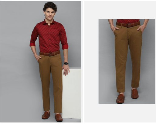 Buy Men Red Custom Fit Solid Full Sleeves Casual Shirts Online - 712225 |  Allen Solly