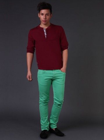 Red Shirt with Matching Pants for Men | Gentleman Avenue