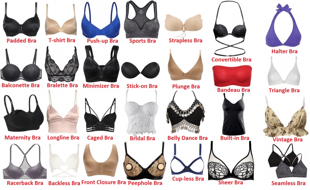 28 Different Types Of Bra With Names & Pictures in 2024 ⋆ CashKaro