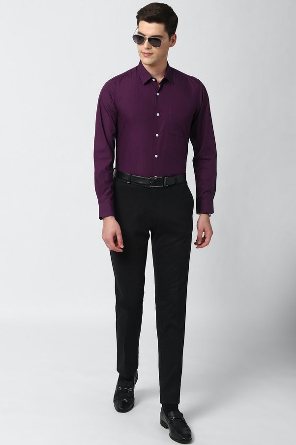 10 Purple Shirt Matching Pant Ideas For Men | Purple Shirt Combination ...