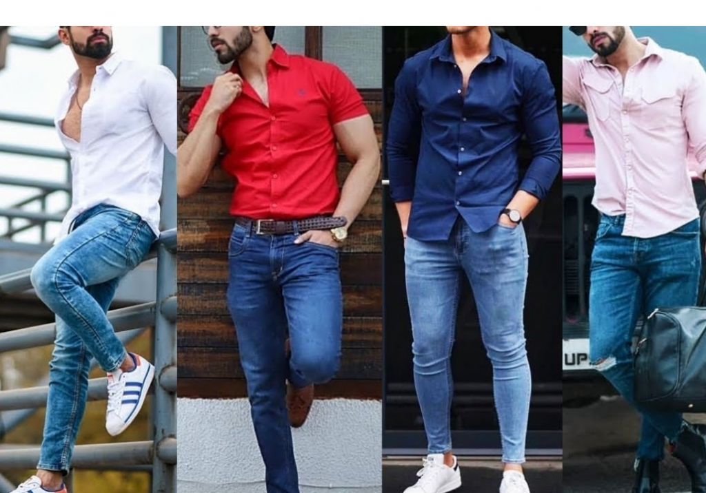 Blue Jeans Matching Shirt Ideas for Men