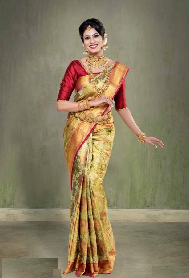 Celebrity inspired kanjivaram soft silk saree For your Attractive look |  Wedding wear Silk Saree |