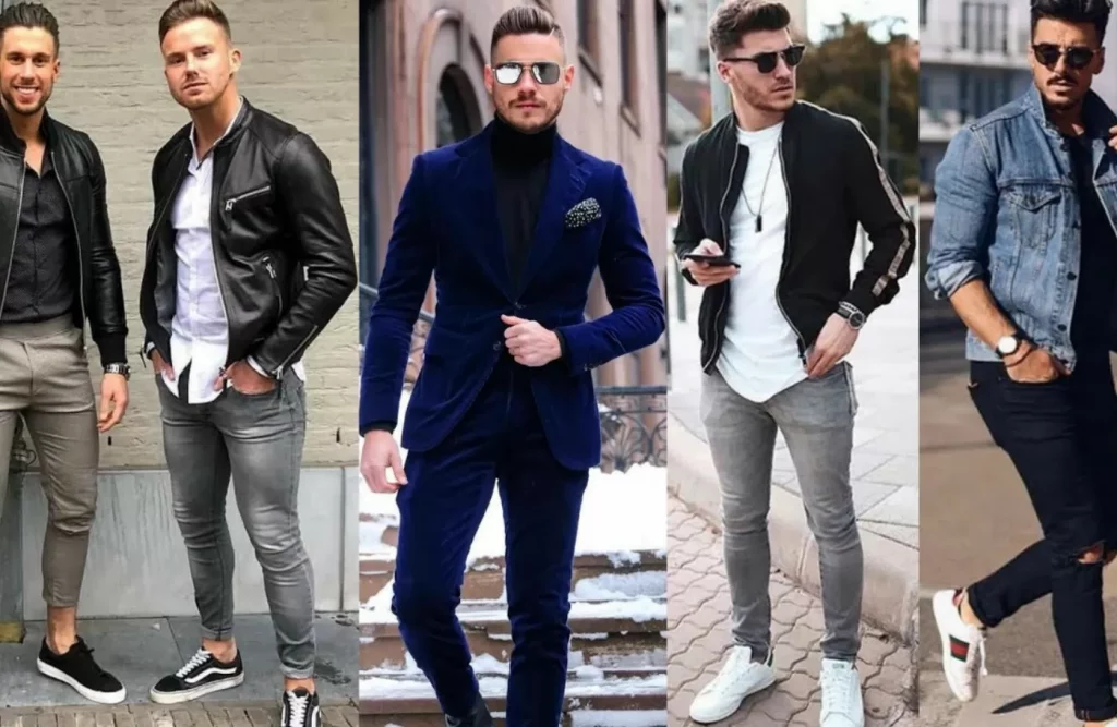 Black Dress Pants with Grey Shirt Outfits For Men (21 ideas